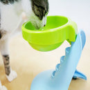 Pet Adjustable Ladder Slow Food Bowl Feeder Eating Habit Training Anti Choke