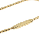 Durable Brass Screw Lock Keychain Ring Clip Tool Hook Clasp O shape