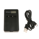 BLS1 Battery and Smart LCD Display USB Charger for Olympus EPL7 EPL6 EPL5