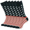 Patriotic American Flag Socks Unisex Fashion Casual Socks Fashion Wedding GifJ,a
