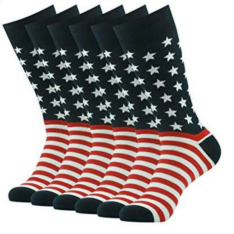 Patriotic American Flag Socks Unisex Fashion Casual Socks Fashion Wedding GifJ,a