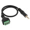 3.5mm Female Plug 3 Pin Terminal Block Stereo Audio Connectors
