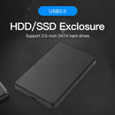 USB 3.0 to 2.5 SATA Tool Free Matte External Hard Drive Disk Enclosure Case