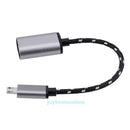 Braided Micro USB Male to USB Female OTG Adapter Cable for Android Smart Phone