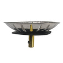 Stainless Steel Kitchen Sink Strainer Waste Plug Food Filter Rubber Plug