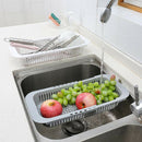 Sink Drying Rack Sink Dish Rack Counter Container Kitchen Sink Basket gray