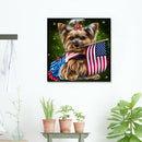 Full Round Drill Picture DIY Costume Dog Diamond Painting Poster (W573)