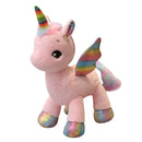 Cute Rainbow Unicorn Horse Plush Soft Toys for Kids Girl Birthday Gift Pink