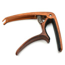 Guitar Capo Wood Grain Folk Guitar Key Trigger Quick Change Tuning Clamp