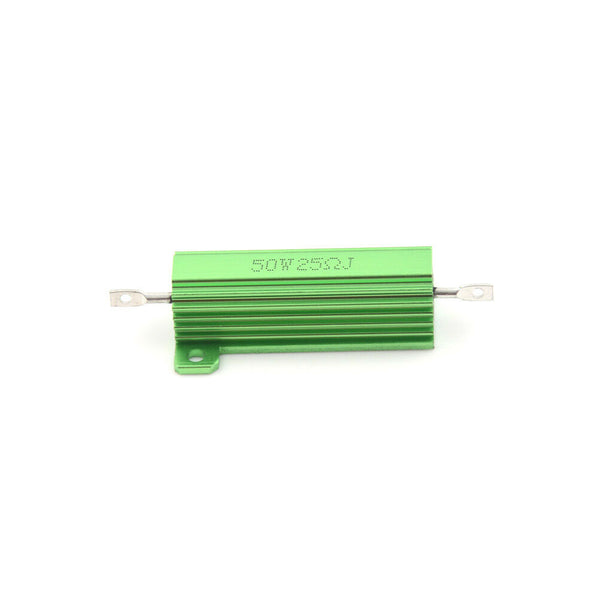 Aluminum Case 50W 25 Ohm Chassis Mounted Wirewound Resistor Green T1 BX