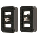 2Pcs Replacement Quick Release QR Plate for Sirui TY-C10 T005 T-025 Tripod Kits