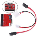 1Set IDE to SATA PCI Card 100/133 Serial HDD/CD/DVD Converter Adapter+CableT Gw