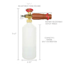Foam Cannon Snow Foam Lance Pressure Washer,1/4 Inch Quick Connector Foam B
