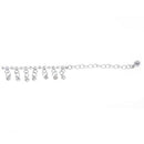Metal Rhinestone Crystal Tassel Anklet Ankle Bracelet Link Chain Fashion A8T7