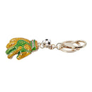 Personalized Football Gloves Key Chain Metal KeyChain Women Bag Charms Car  Q6E9