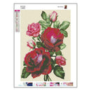 Red Flower 5D Diamond Painting Embroidery DIY Craft Cross Stitch Home Decor