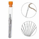 Steel Needles For Yarn Knitting Sewing Decorative Large With Crochet w/ Eye B2T5