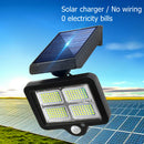 Waterproof LED Garden Street Lamp Solar Motion Sensor Wall Light (160 LED) A
