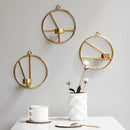 Romantic Tea Light Holder Candlestick Wall Sconce for Home Bar Decor_A