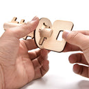 Key Unlock Puzzle Intelligence Educational Toys Pre-school Wooden Kid gift Chic