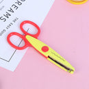 6PCS Zig Zag handmade handicraft album scissor for creative diary school pap Hn