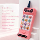 Retro Phone Baby Early Educational Toys For 3 6 9 12 Month Newborn Pink