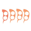4 x Orange Opener Peeler Slicer Cutter Plastic Lemon Citrus Fruit Skin Remo U1O2
