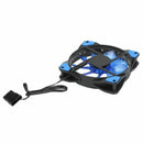15 Lights LED PC Computer Chassis Fan Case Heatsink Cooler Cooling Fan DC 1 C2E3