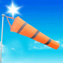 80cm Airport Windsock 30" Long Outdoor Windsock w/ Belts Grommet Reflective T8B4