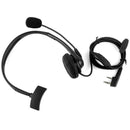 3X(2-Pin Ptt Mic Headphone Headset Earpiece for Kenwood Baofeng Uv5R 888S R