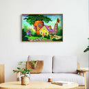 Diamond Painting Carrot House Full Round Rhinestone Picture DIY Set 40x30cm