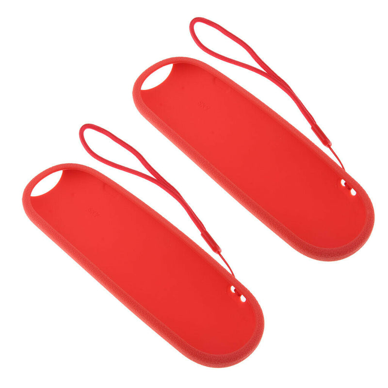 2x Silicone Protective Shell Cover Skin fr Sky Q Touch Remote Controller Red