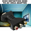 HDMI Male to 3-RCA Female Composite AV Video Audio Adapter Converter for TV PC