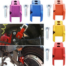 Orange Shock Absorber Height Extension Motorbike Jack Up Riser, Alloy