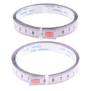 2Pcs/Set Durable Miter Saw Track Tape Measure Self Adhesive Backing Metric Steel