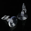 1Pc Clear Plastic Suction Cup Clip Advertising Clip Suction Cup TransparentSEAU