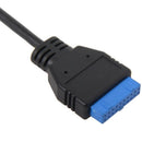 2X(Usb 3.1 Type-C Usb-C Male Single Port To Usb 3.0 Motherboard 19Pin 20Pin