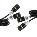 4X Universal White Motorcycle Screw Smd Led Bolt Lamp Car License Plate Lig