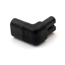 1Pc IEC 320 C7-C8 90 degree up down angled right angle AC power adapter ME