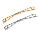 2Pcs Fashion Men Shirt Collar Brooch Tip Plain Tie Ball Pin Bar Clasp Clip
