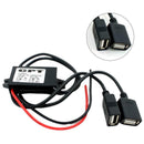 DC-DC 12/24/36/V to 5V Module Double Dual USB Output Power Adapter Conve JUK