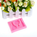 Casual Wine Bottle Glass Silicone Molds Soap Clay Molds Decorating Tools ME