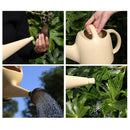 Plastic Watering Can 4L Long Spout for Household Garden Outdoor Light Yellow