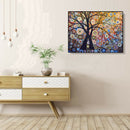 Painting By Numbers Kit DIY Glare Tree Hand Painted Canvas Oil Art Picture