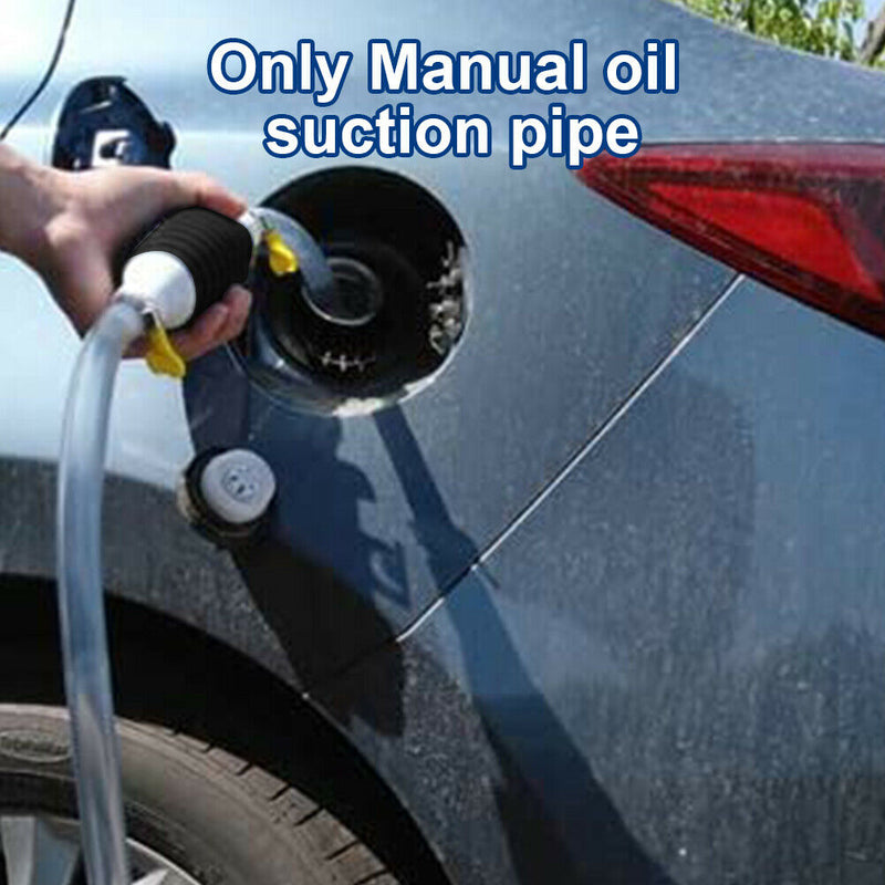 Fuel Transfer Pump High Flow Siphon Hand Fish Tank Portable Car For Oil Liquid