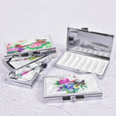 Rectangle Portable Metal Pill Box Medicine Tablet Storage  Vitamin Container 3C