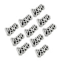 10x Living Memory Alloy Love Fashion Charm for Glass Lockets Accessories Gift