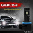 Nighteye H11 H8 H9 160W LED Fog Light Bulbs Car Driving Lamp DRL 6500K HIDOZ