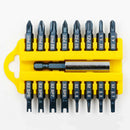 17Pcs Security Tamper Proof Multi-Bit Set Magnetic Holder Screwdriver Bits D
