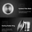 Capsules Refillable Coffee Capsule Stainless Steel Reusable Filter For Nespresso